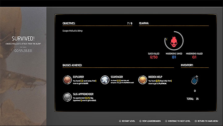 Trophy type: bronze - Oddworld Soulstorm: Trophies/Achievements - list - Appendix - Oddworld Soulstorm Guide