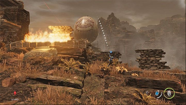 During the further crossing, it is important to search the containers and get a few water bottles - Oddworld Soulstorm: Escape Mollucks Blimp, The Blimp - walkthrough - 3: The Blimp - Oddworld Soulstorm Guide