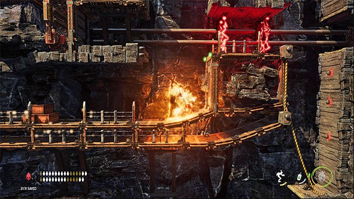 Let's fly to the right - Oddworld Soulstorm: Disposing of the snipers, Sorrow Valley - walkthrough - 5: Sorrow Valley - Oddworld Soulstorm Guide