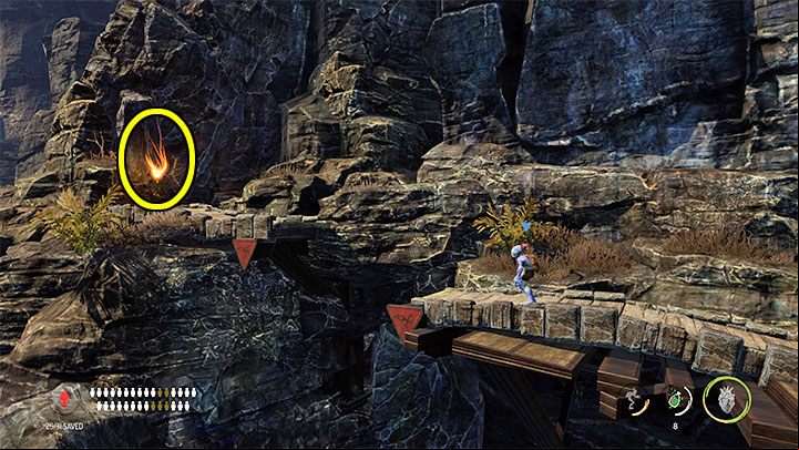 We resume the journey to the right until we reach the location with the elevator - Oddworld Soulstorm: Disposing of the snipers, Sorrow Valley - walkthrough - 5: Sorrow Valley - Oddworld Soulstorm Guide