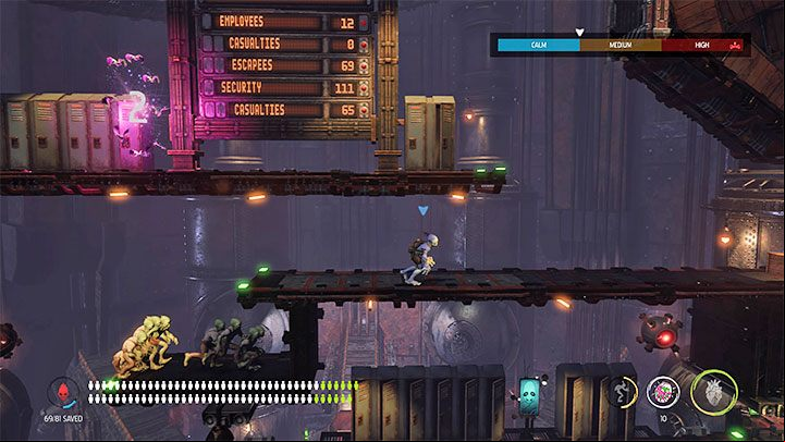 Platinum badge requirements: Save 75 Mudokons - Oddworld Soulstorm: Badges (challenges), Brewery - list, walkthrough - 16: Brewery - Oddworld Soulstorm Guide