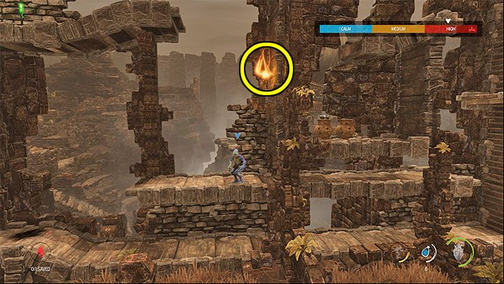 You'll find the secret at the bottom of the first location where the bombing intensifies - Oddworld Soulstorm: Stage 3 - all secrets, list - Oddworld Soulstorm Guide