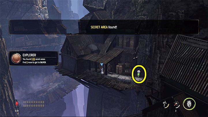 Note - There is an important switch in the secret area, which we marked in the screenshot - Oddworld Soulstorm: Stage 4 - all secrets, list - Oddworld Soulstorm Guide