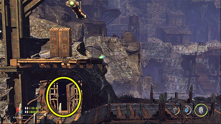 This secret is to the left of the platform you explored earlier during the mission - Oddworld Soulstorm: Stage 4 - all secrets, list - Oddworld Soulstorm Guide