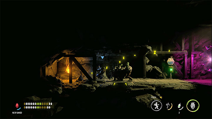 This secret is inside the second mine - Oddworld Soulstorm: Stage 5 - all secrets, list - Oddworld Soulstorm Guide