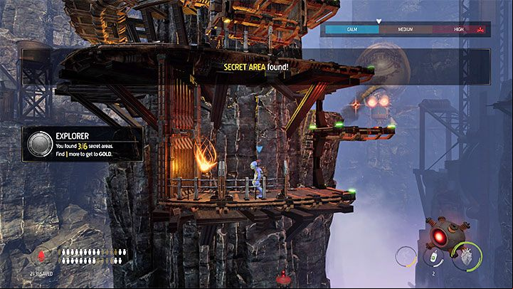 Destroying the tank will unlock the entrance to the secret area - Oddworld Soulstorm: Stage 5 - all secrets, list - Oddworld Soulstorm Guide