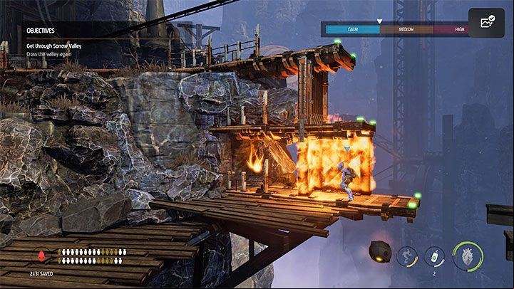 This secret can be obtained during the section where you need to avoid being shot by the blimp - Oddworld Soulstorm: Stage 5 - all secrets, list - Oddworld Soulstorm Guide