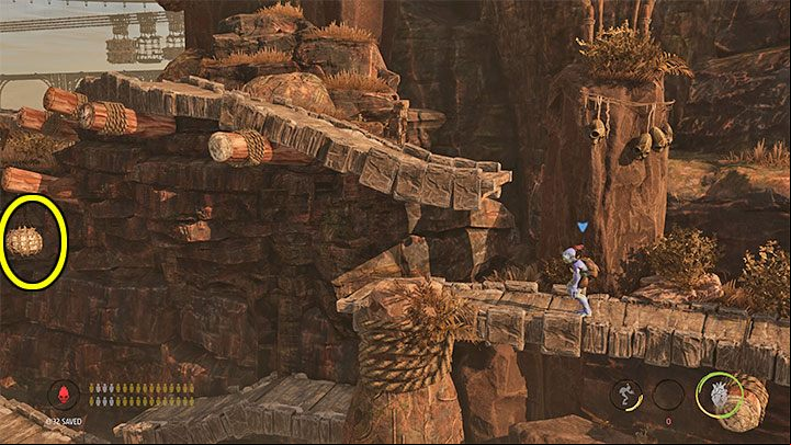 Early on in the stage, Abe can explore the lower path from the above screenshot - Oddworld Soulstorm: Stage 6 - all secrets, list - Oddworld Soulstorm Guide