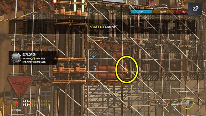Once he finds himself under the main path, Abe will discover a secret area - Oddworld Soulstorm: Stage 6 - all secrets, list - Oddworld Soulstorm Guide
