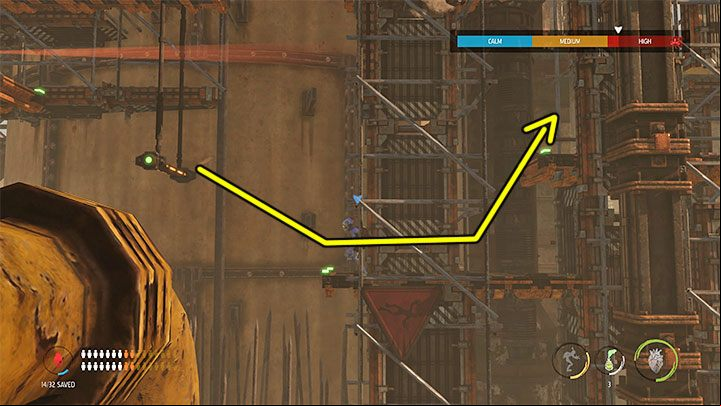Both secrets are found in the final part of the Tank Row 3 section, specifically in the area with steam and work wheels - Oddworld Soulstorm: Stage 6 - all secrets, list - Oddworld Soulstorm Guide
