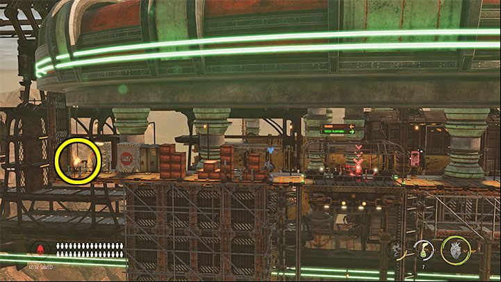 The last secret is obtained just before the end of the stage - Oddworld Soulstorm: Stage 6 - all secrets, list - Oddworld Soulstorm Guide