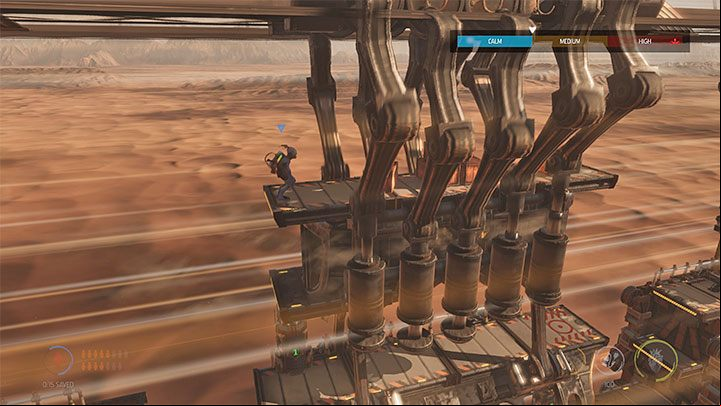 The secret is on one of the highest balconies of one of the byed wagons - the location is shown in the attached screenshot - Oddworld Soulstorm: Stage 7 - all secrets, list - Oddworld Soulstorm Guide