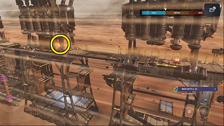 The secret is on the top level of one of the wagons - Oddworld Soulstorm: Stage 7 - all secrets, list - Oddworld Soulstorm Guide