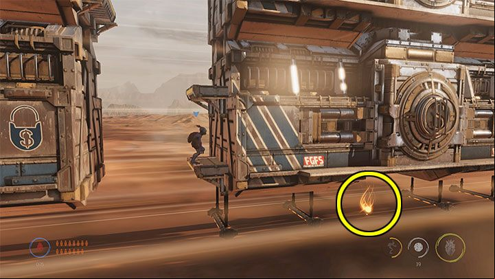 The secret can be obtained soon after you leave the location of the Slig Mama boss battle - Oddworld Soulstorm: Stage 7 - all secrets, list - Oddworld Soulstorm Guide