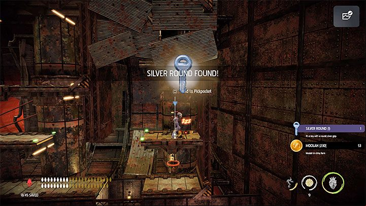 The key is on the right side of the Maintenance Area - Oddworld Soulstorm: Stage 9 - all secrets, list - Oddworld Soulstorm Guide