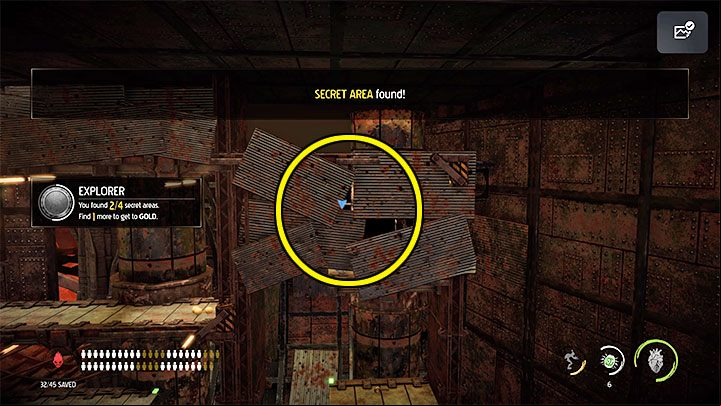 The secret area is pretty well hidden in the Maintenance Area - Oddworld Soulstorm: Stage 9 - all secrets, list - Oddworld Soulstorm Guide