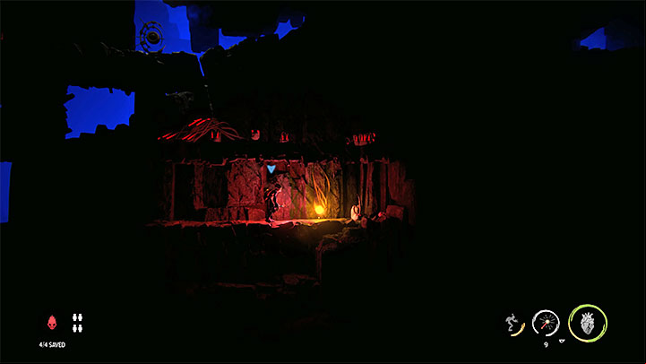 This secret is obtained at the end of the mission, after getting the Fragon's Eye - during the escape from the catacombs - Oddworld Soulstorm: Stage 12 - all secrets, list - Oddworld Soulstorm Guide