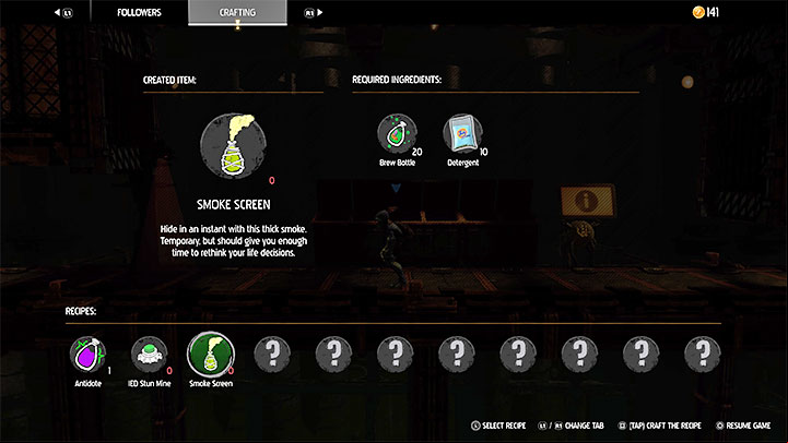 We can craft a given item if - Oddworld Soulstorm: Crafting - Basics - Oddworld Soulstorm Guide