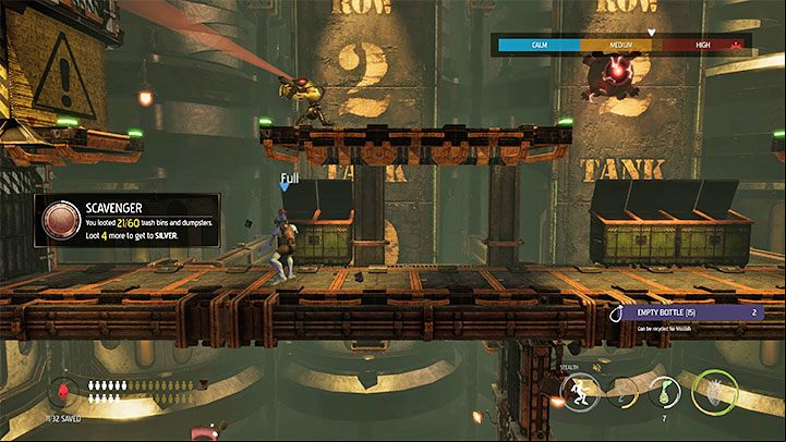 Platinum badge requirements: Collect loot from 60 trash cans and heaps - Oddworld Soulstorm: Badges (challenges), Phat Station - list, walkthrough - 6: Phat Station - Oddworld Soulstorm Guide