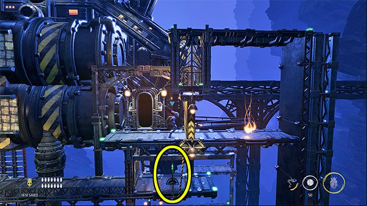 Additional note - if we want to get 100% secrets in this mission, then let's not kill all flying Sligs - Oddworld Soulstorm: Holding Pen 5-1, Escape - guide - 13: Escape - Oddworld Soulstorm Guide