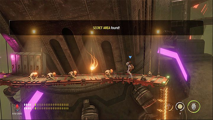 Platinum badge requirements: Find 5 Secret Areas - Oddworld Soulstorm: Badges (challenges), Eye of the Storm - list, walkthrough - 17: Eye of the Storm - Final - Oddworld Soulstorm Guide