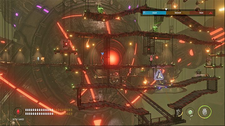 Platinum badge requirements: Find 12 Royal Jelly secrets - Oddworld Soulstorm: Badges (challenges), Eye of the Storm - list, walkthrough - 17: Eye of the Storm - Final - Oddworld Soulstorm Guide
