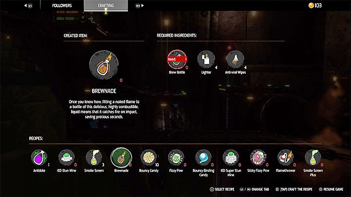 Platinum badge requirements: 14 Sligs were hit with Brewnade bottles - Oddworld Soulstorm: Badges (challenges), Eye of the Storm - list, walkthrough - 17: Eye of the Storm - Final - Oddworld Soulstorm Guide