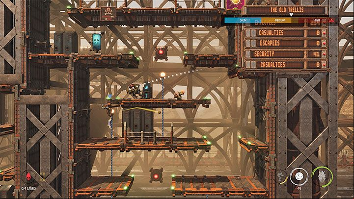 You will start next to a standing train and then go to the right - Oddworld Soulstorm: Reunion At The Old Trellis - walkthrough - 8: Reunion at the Old Trellis - Oddworld Soulstorm Guide