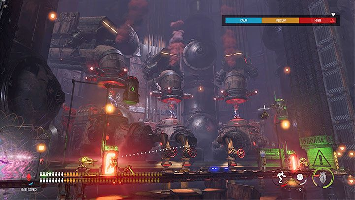 We get to a location similar to one of the previous areas - Oddworld Soulstorm: Opening the 1st and the 2nd gate, Brewery - walkthrough - 16: Brewery - Oddworld Soulstorm Guide