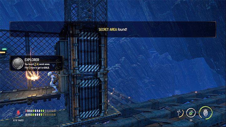 Platinum badge requirements: Find 4 Secret Areas - Oddworld Soulstorm: Badges (challenges), Necrum - list, walkthrough - 10: Necrum - Oddworld Soulstorm Guide