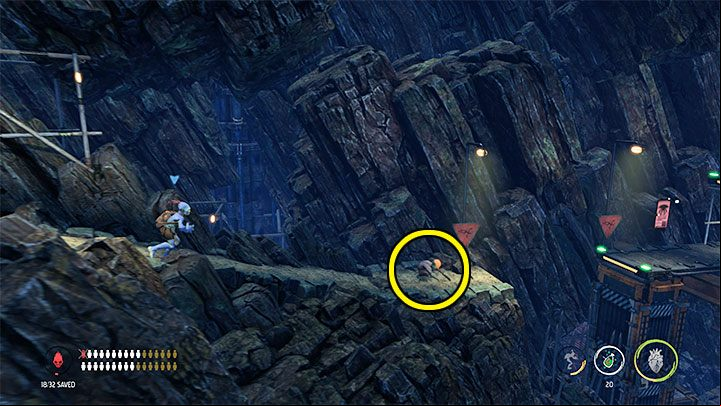 The bottom path will help you avoid large machines next to each other - Oddworld Soulstorm: Descending to the Bone Processing, Necrum - walkthrough - 10: Necrum - Oddworld Soulstorm Guide