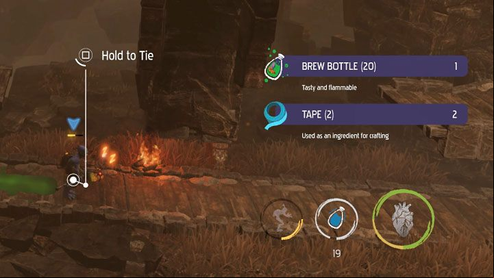 The game displays information about the acquired loot in the lower right corner of the screen, above Abe's health icon - Oddworld Soulstorm: Pickpocket - how does it work? - FAQ - Oddworld Soulstorm Guide