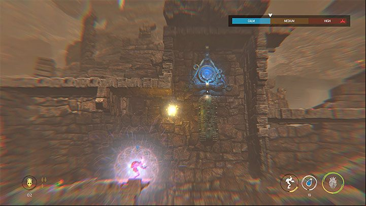 Head for the higher shelves - Oddworld Soulstorm: Freeing pinned-down Mudokons, The Ruins - walkthrough - 2: The Ruins - Oddworld Soulstorm Guide