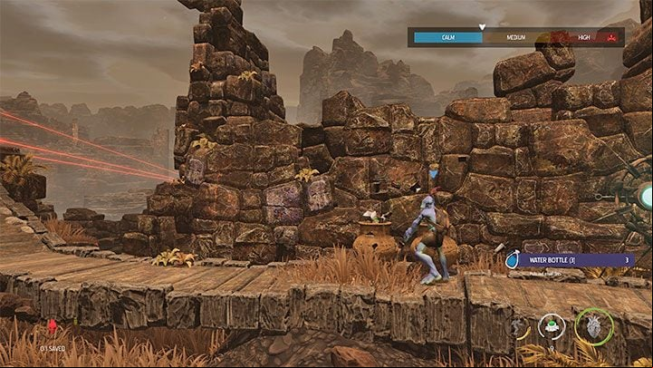Platinum badge requirements: collected loot from 12 trash cans and landfills - Oddworld Soulstorm: Badges (challenges), the Blimp - walkthrough - 3: The Blimp - Oddworld Soulstorm Guide