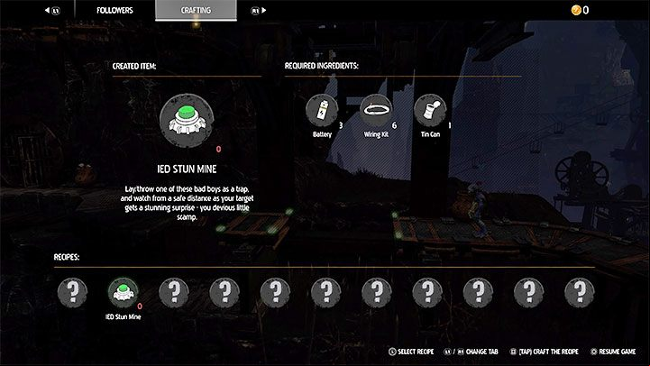 Platinum badge requirements: Craft 5 items - Oddworld Soulstorm: Badges (challenges), The Funicular - walkthrough - 4: The Funicular - Oddworld Soulstorm Guide