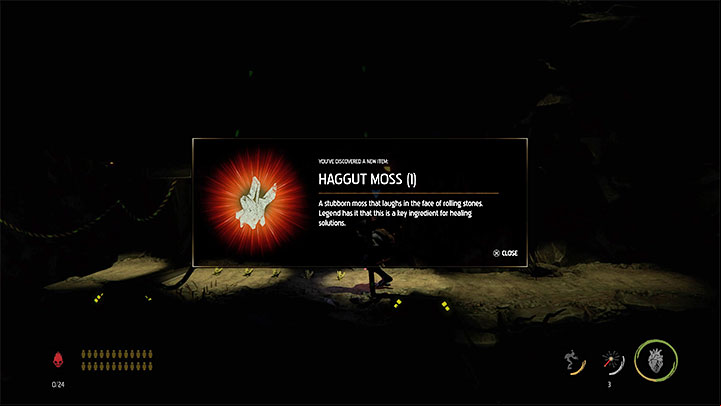 Just after the generator is switched on, the protagonist must step back and jump to the lower shelf - Oddworld Soulstorm: Collecting antidote ingredients, the Funicular - walkthrough - 4: The Funicular - Oddworld Soulstorm Guide
