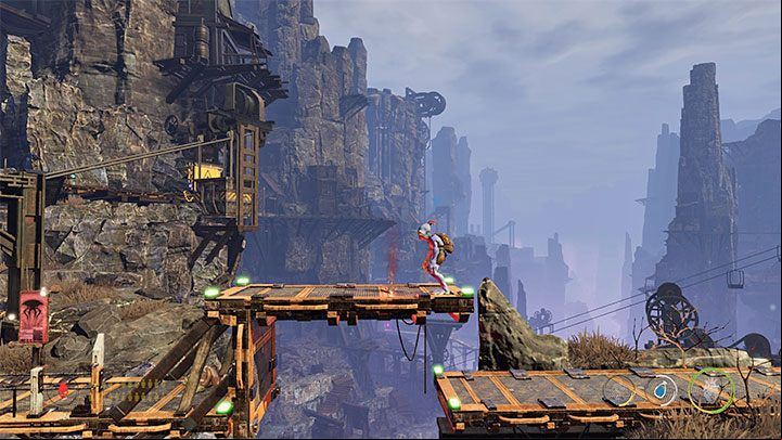 The elevator to the right of the mine entrance is now active - Oddworld Soulstorm: Collecting antidote ingredients, the Funicular - walkthrough - 4: The Funicular - Oddworld Soulstorm Guide