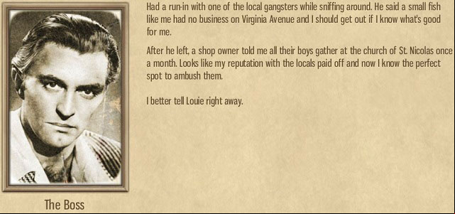 Your money flow will soon be closed. - Virginia ave - Act I - Omerta: City of Gangsters - Game Guide and Walkthrough