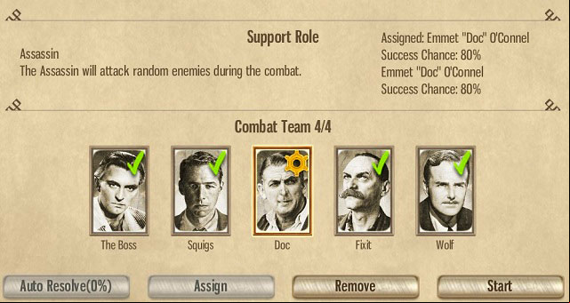 Role has a chance of hiring an Assassin who will randomly fire at your enemies. - Virginia ave - Act I - Omerta: City of Gangsters - Game Guide and Walkthrough