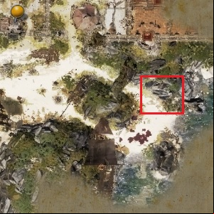 The secret age is on the beach, close to the location where you have met Migo - The Imprisoned Elf | Act I - Chapter II - Fort Joy - Divinity Original Sin 2 Guide