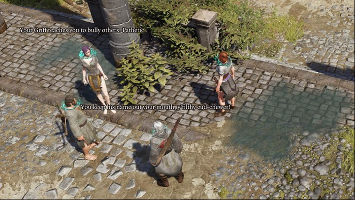 Upon entering Fort Joy Ghetto, you notice characters shown in the picture above talking to each other - Other quests | Fort Joy - Chapter II - Fort Joy - Divinity Original Sin 2 Guide