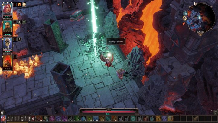 After that you must run and interact with the marked point - Nameless Isle enemies | Tough fights and bosses - Tough fights and bosses - Divinity Original Sin 2 Guide