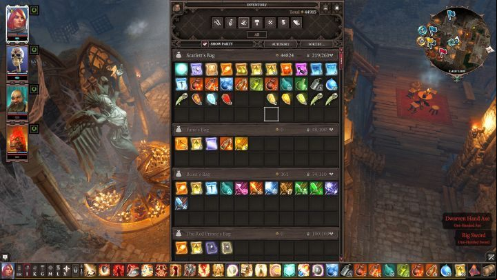 Saving too much consumables leads to overcrowding your equipment. - Things NOT to do in Divinity Original Sin 2 - Tips & Tricks - Divinity Original Sin 2 Guide