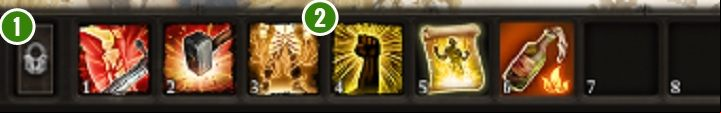 The action bar, shown on the screenshot above, allows for quicker management of the available abilities and equipment - Game Interface in Divinity Original Sin 2 - Basics - Divinity Original Sin 2 Guide