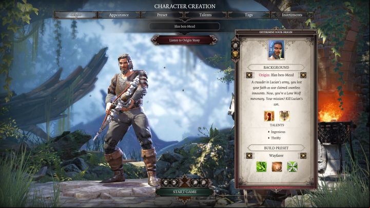 Ifan Ben-Mezd and his default class, Wayfarer. - Ifan Ben-Mezd in Divinity Original Sin 2 - Characters - Divinity Original Sin 2 Guide