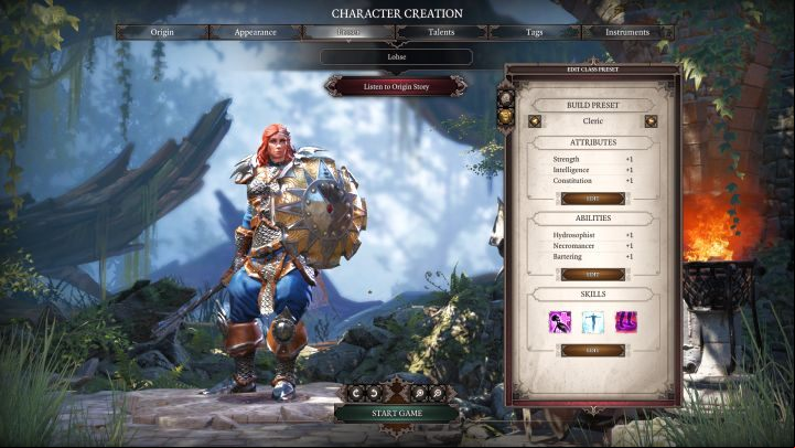 Cleric in the class selection screen. - Cleric Class in Divinity Original Sin 2 - Classes - Divinity Original Sin 2 Guide