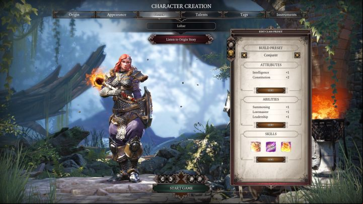 Conjurer in the class selection screen. - Conjurer Class in Divinity Original Sin 2 - Classes - Divinity Original Sin 2 Guide