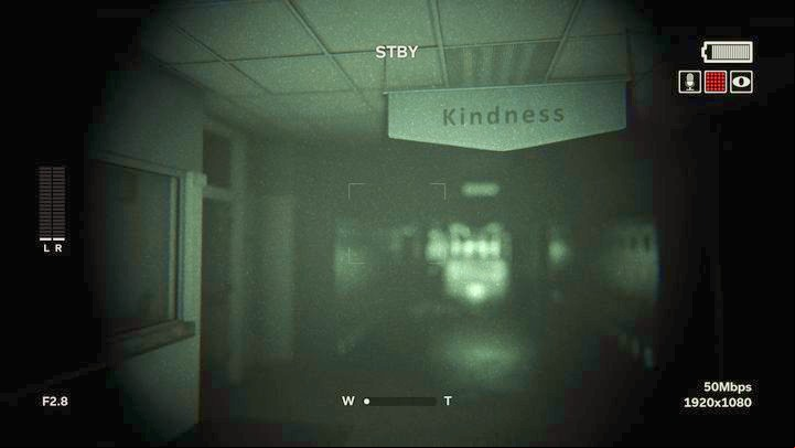 A second later, a person will appear far away in front of you - Saint Sybil School | Genesis | Walkthrough - Genesis - Outlast 2 Game Guide