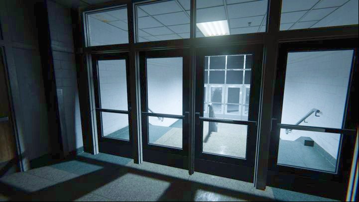 Right next, you will find a classroom - Saint Sybil School | Genesis | Walkthrough - Genesis - Outlast 2 Game Guide