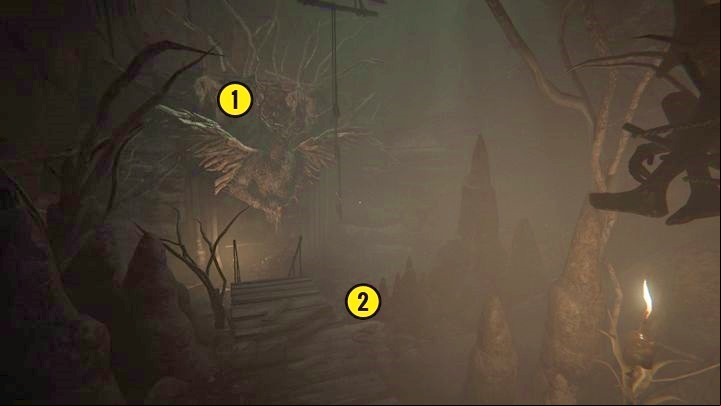 You will enter the location from the picture above - Heretic Cave | Genesis | Walkthrough - Genesis - Outlast 2 Game Guide